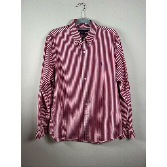 Ralph Lauren Golf Men's Buttoned Down Stripe Long Sleeve sz XL - Picture 1 of 5